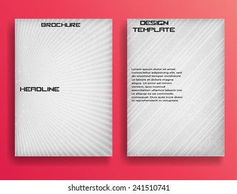 Set of Flyer Templates. Collection of Brochure Design . Abstract Modern Background . 