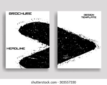 Set of Flyer Templates. Collection of Brochure Design . Abstract Modern Background .