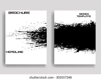 Set of Flyer Templates. Collection of Brochure Design . Abstract Modern Background .