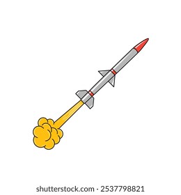 Conjunto de balas voladoras Ilustración vectorial de rastro de tiro, disparar municiones en movimiento, proyectil de arma de fuego de movimiento rápido, ataque de tiro de guerra