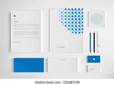 set folder documentation for business. vector