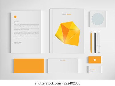 set folder documentation for business. vector