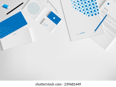 set folder documentation for business. vector
