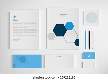 set folder documentation for business. vector