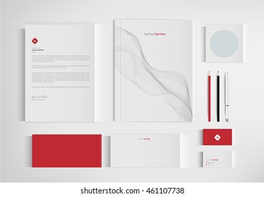 set folder documentation for business vector design.