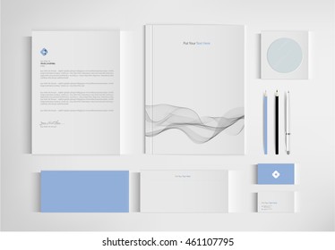 set folder documentation for business vector design.