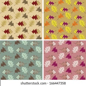 Set of Foliage patterns