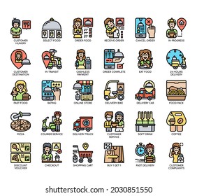 Juego de íconos perfectos de línea delgada y píxel para cualquier proyecto web y de aplicación. 