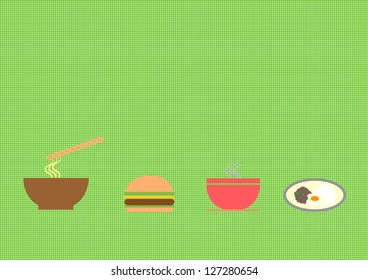 Set of Food Labels