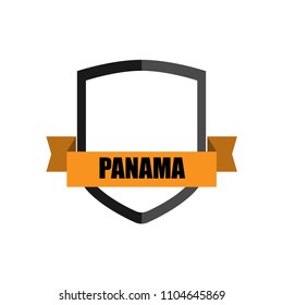 Set of Football Badge vector Designed illustration. Football tournament 2018 Group G with Word Panama.