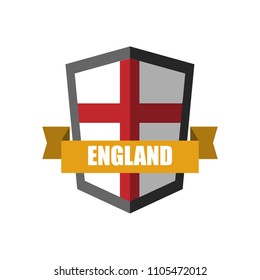 Set of Football Badge vector Designed illustration. Football tournament 2018 Group G with Word England.