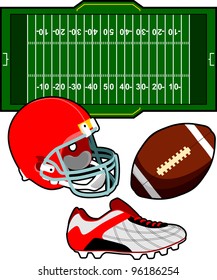 Set of Football Equipment