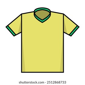 Set Football Soccer Kit Uniform Jersey Template Generator Blank Striped Pattern Background Icon Clip Art