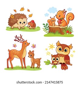 Set and forest animals