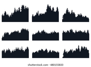 Forest Silhouette Images, Stock Photos & Vectors | Shutterstock