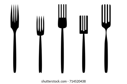 Set of forks in vector