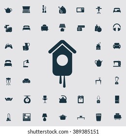 Set of forty house icons