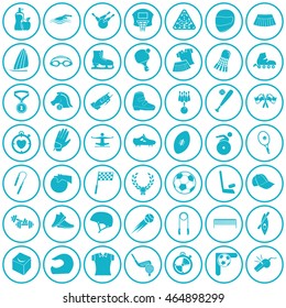 Set of forty nine sport icons