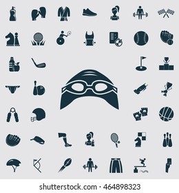 Set of forty sport icons