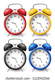 Alarm Clock Vector Set 3d Realistic Stock Vector (Royalty Free ...