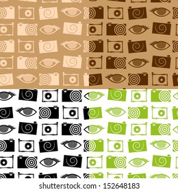 a set of four alternative vector ornament