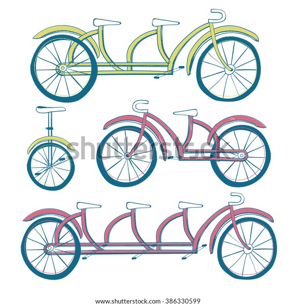 tricycle tandem bicycles