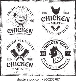 Similar Images, Stock Photos & Vectors of Set chicken logo, design