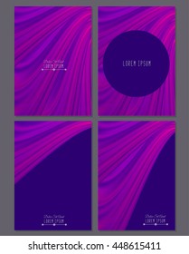 A set of four covers. Size a4. Vector illustration, eps10