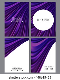 A set of four covers. Size a4. Vector illustration, eps10