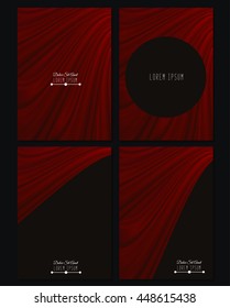 A set of four covers. Size a4. Vector illustration, eps10