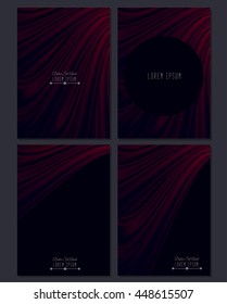 A set of four covers. Size a4. Vector illustration, eps10