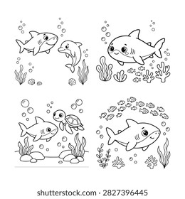 A set four cute