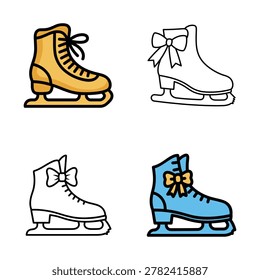 Set four ice skates