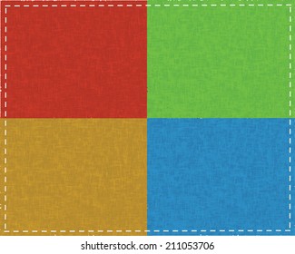 set of four natural canvas textures.