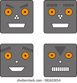 set of four robots