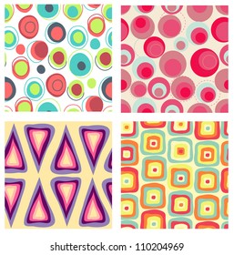 Set of four seamless
