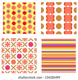 Set of four seamless