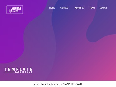 Set of four website abstract modern graphic elements. 
Gradient abstract banners with flowing liquid shapes. 
Template for the design of a website,background abstract, presentation. Vector.