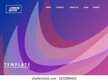 Set of four website abstract modern graphic elements. 
Gradient abstract banners with flowing liquid shapes. 
Template for the design of a website,background abstract, presentation. Vector.