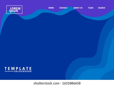 Set of four website abstract modern graphic elements. 
Gradient abstract banners with flowing liquid shapes. 
Template for the design of a website,background abstract, presentation. Vector.