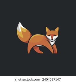 Set of Fox Gaming Mascot logo. for Gaming logo brands, for designs asseset, copy space. illustration vector fox mascot logos. orange fox mascot logo collection. e-sport logotype. Abstract illustration