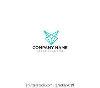 Set of Fox logo with modern concept. Vector icon fox design