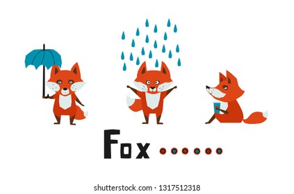 Set with Foxes