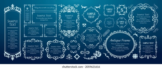 Un conjunto de diseños de cuadros inspirados en la Navidad. Piezas de diseño de lujo