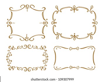 set of frame doodle
