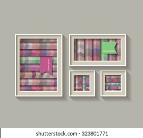 Set of a frame with Geometric lines
