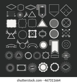 set frame retro icon, isolated icon design, vector illustration graphic.