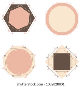 set of frames with arrows.