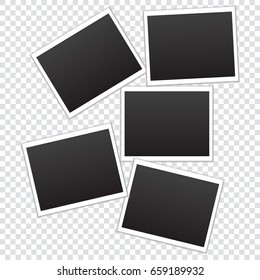 Realistic Photo Frames Vector Illustration On Stock Vector (Royalty ...