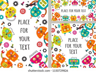 set of frames with robots
